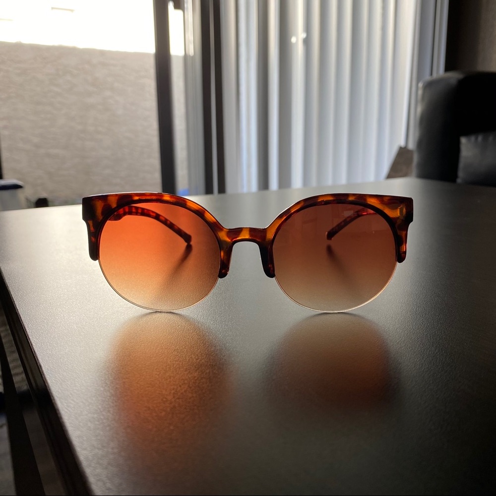 Animal Print Brown Sunglasses